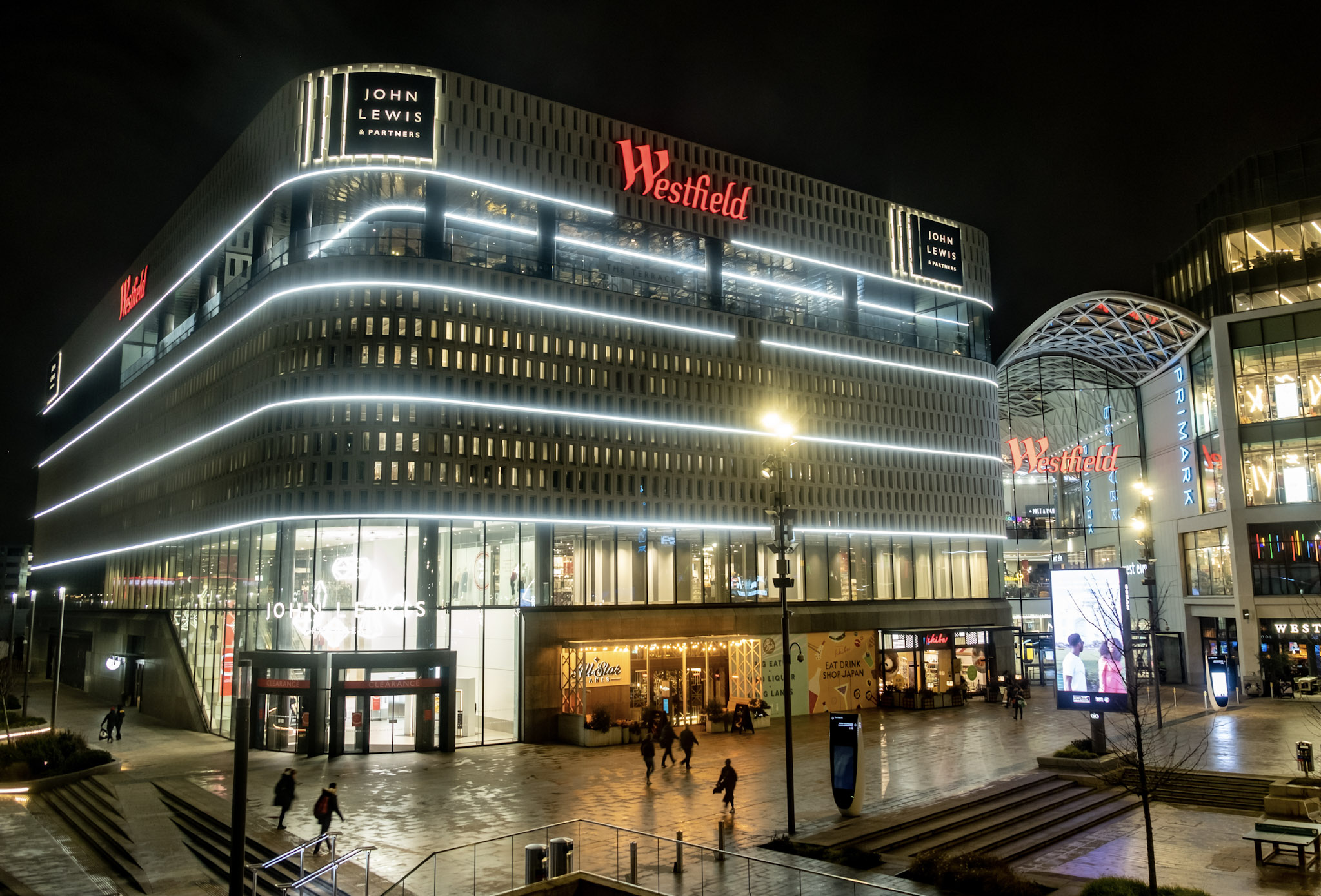 a stock photo of the Westfield shopping centre in Shepherd's Bush, London