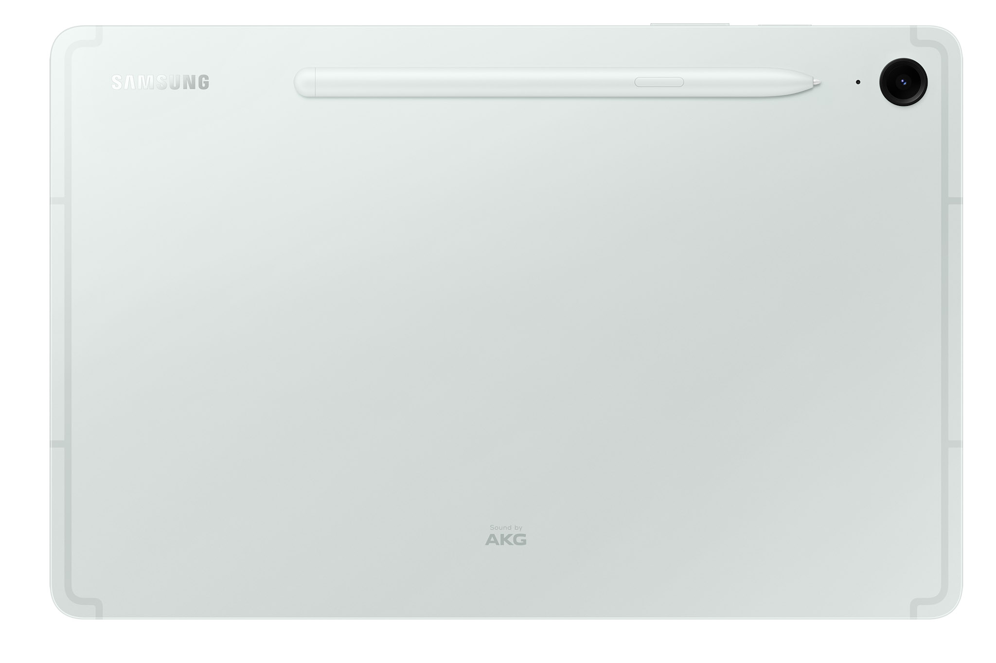 image showing the Samsung Galaxy Tab S9 FE from the rear